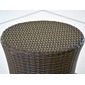 TUBAN Synthetic Rattan Round Side Tableの写真