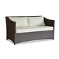 TUBAN Synthetic Rattan Curved Sofa 2Pの写真