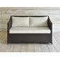 TUBAN Synthetic Rattan Curved Sofa 2Pの写真