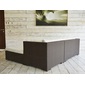 TUBAN Synthetic Rattan Daybed Sofa-Rの写真