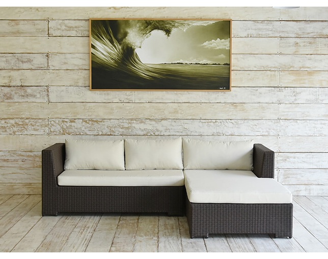 TUBAN Synthetic Rattan Daybed Sofa-Rの写真