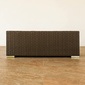 TUBAN Synthetic Rattan Bench Chairの写真