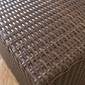 TUBAN Synthetic Rattan Bench Chairの写真