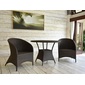 TUBAN Synthetic Rattan Round Tableの写真
