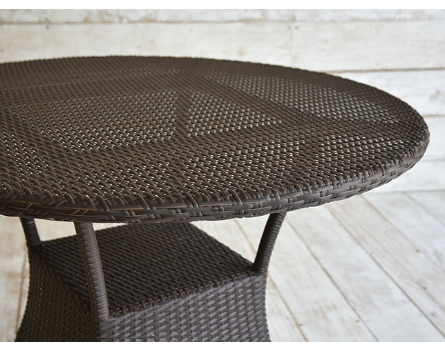 TUBAN Synthetic Rattan Round Tableの写真