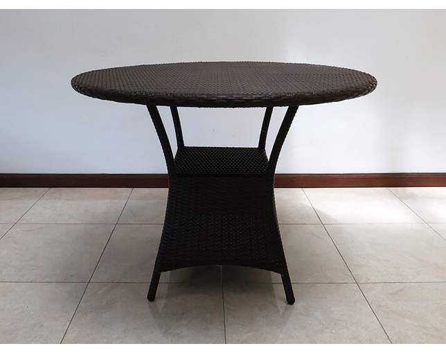 TUBAN Synthetic Rattan Round Tableの写真