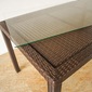 TUBAN 【受注生産品】Synthetic Rattan Dining Tableの写真