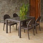 TUBAN 【受注生産品】Synthetic Rattan Dining Tableの写真