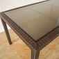 TUBAN 【受注生産品】Synthetic Rattan Dining Tableの写真