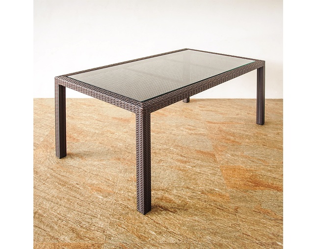 TUBAN 【受注生産品】Synthetic Rattan Dining Tableの写真