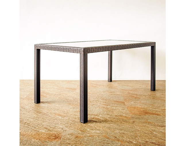 TUBAN 【受注生産品】Synthetic Rattan Dining Tableの写真