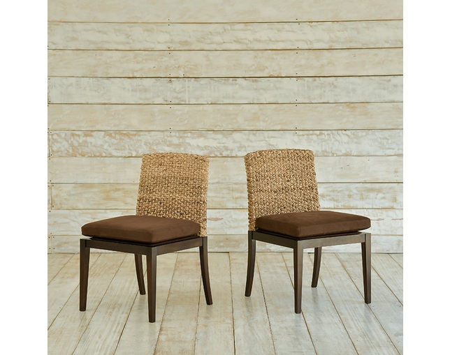 MITRA Water Hyacinth Chair with Cushionの写真