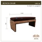 MITRA Water Hyacinth Bench Coveringの写真