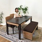MITRA Water Hyacinth Bench Coveringの写真
