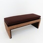 MITRA Water Hyacinth Bench Coveringの写真