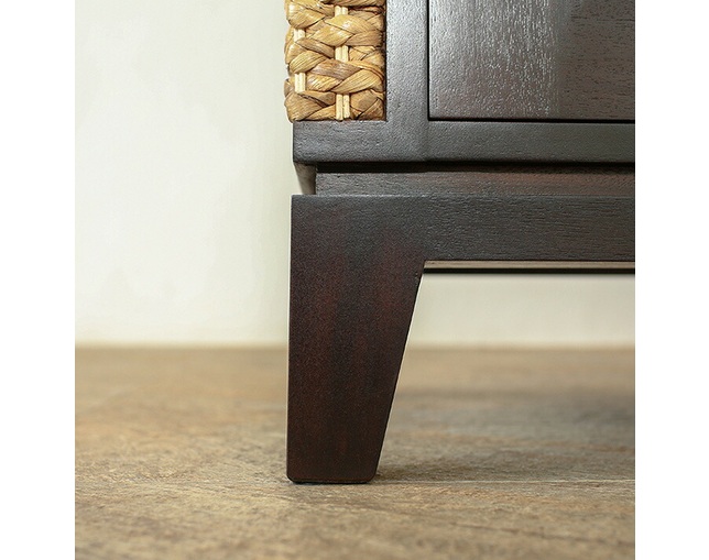 MITRA Water Hyacinth Cabinet with 4 Drawers & Shelfの写真