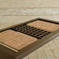 MITRA Water Hyacinth Dining Table with Glassの写真