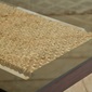 MITRA Water Hyacinth Dining Table with Glassの写真