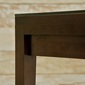 MITRA Water Hyacinth Dining Table with Glassの写真