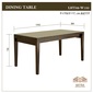 MITRA Water Hyacinth Dining Table with Glassの写真