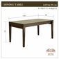 MITRA Water Hyacinth Dining Table with Glassの写真