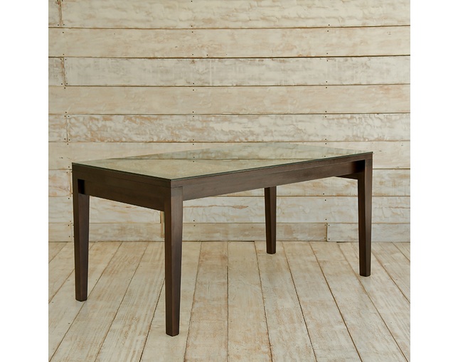 MITRA Water Hyacinth Dining Table with Glassの写真