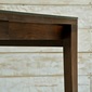 MITRA Water Hyacinth Dining Table with Glass & Carving Woodの写真