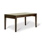 MITRA Water Hyacinth Dining Table with Glass & Carving Woodの写真