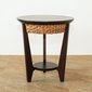 MITRA Water Hyacinth Round Side Tableの写真
