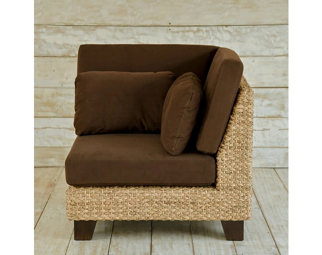 MITRA 【受注生産品】Water Hyacinth Corner Sofaの写真