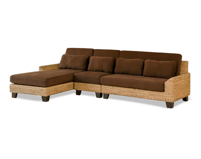 MITRA 【受注生産品】Water Hyacinth Day Bed Sofa Setの写真