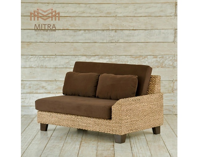 MITRA 【受注生産品】Water Hyacinth Day Bed Sofa Set-Jの写真