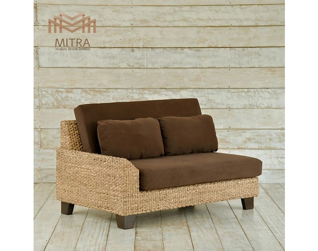 MITRA 【受注生産品】Water Hyacinth Day Bed Sofa Set-Kの写真