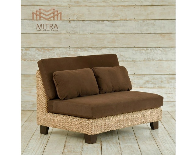 MITRA 【受注生産品】Water Hyacinth Day Bed Sofa Set-Kの写真