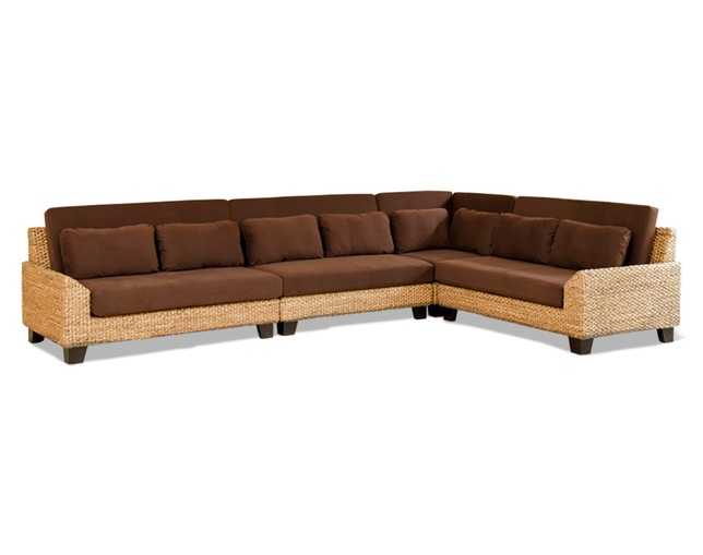 MITRA 【受注生産品】Water Hyacinth Day Bed Sofa Set-Kの写真
