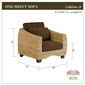 MITRA Water Hyacinth 1P Resort Sofaの写真