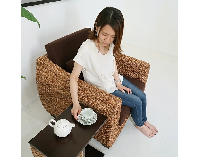 MITRA Water Hyacinth 1P Resort Sofaの写真