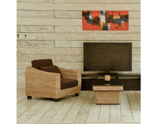 MITRA Water Hyacinth 1P Resort Sofaの写真