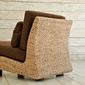 MITRA Water Hyacinth 1P Curved Sofa No Armの写真