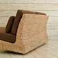 MITRA Water Hyacinth 3P Curved Sofa No Armの写真