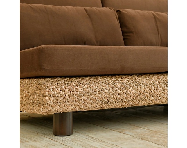MITRA Water Hyacinth 3P Curved Sofa No Armの写真