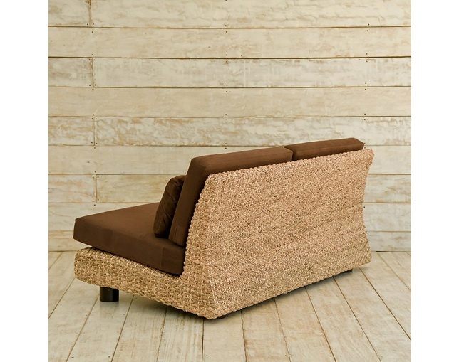 MITRA Water Hyacinth 3P Curved Sofa No Armの写真