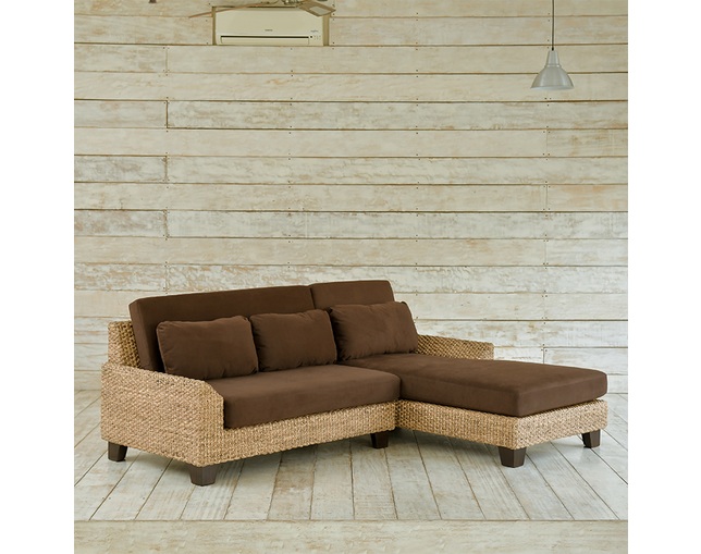 MITRA Water Hyacinth Day Bed Sofa Setの写真