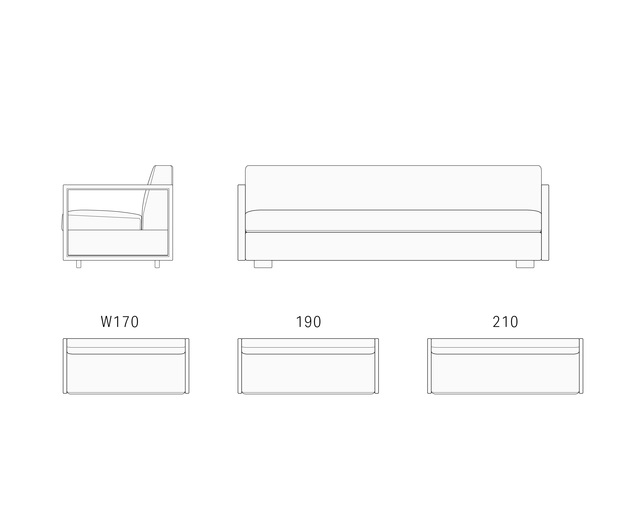 NOUS PROJECTS MARUKO Sofaの写真