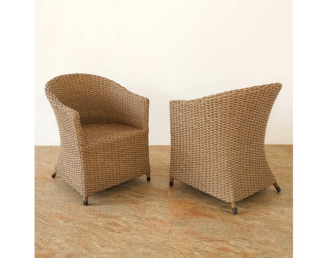 Valen Synthetic Hyacinth Arm Chairの写真