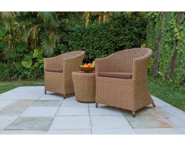 Valen Synthetic Hyacinth Arm Chairの写真