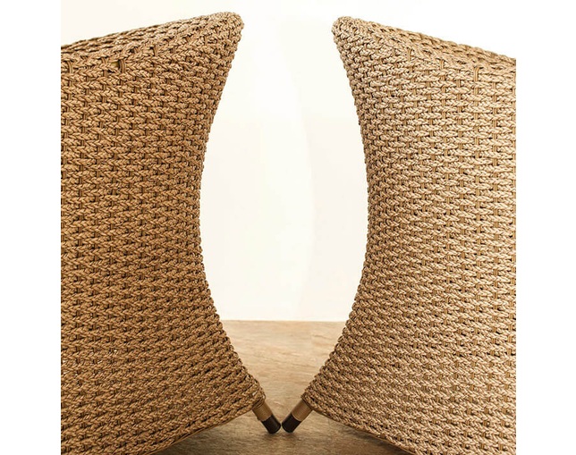 Valen Synthetic Hyacinth Arm Chairの写真