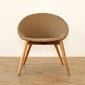 Valen Synthetic Hyacinth Round Chairの写真