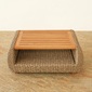 Valen Synthetic Hyacinth Curved Low Tableの写真