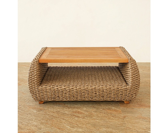 Valen Synthetic Hyacinth Curved Low Tableの写真